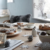 John Lewis Luna fine china dinnerware set Natural 12-piece (British brand)
