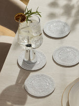 Next White Beaded Coasters Set of 4- Buy online at McGrocer