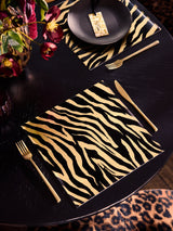 Next Gold Zebra Galaxy Glass Placemats Set of 2- Buy online at McGrocer