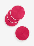 Red wiggle trim placemats set of 4 (British brand)