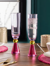 Next Aubrie Multi Bright Champagne Flutes Set of 2- Buy online at McGrocer