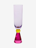 Aubrie multi bright champagne flutes set of 2 (British brand)