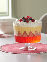 Next Clear Collins Glass Trifle Bowl- Buy online at McGrocer