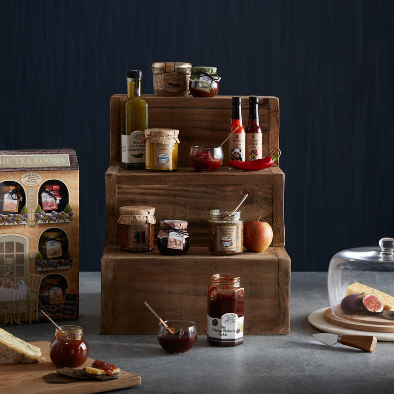 Edinburgh Preserves Hot & Spicy Sauce Box - British product