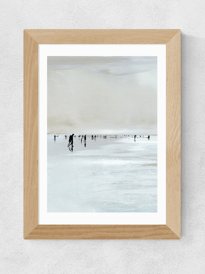 East End Prints Oak Beachy framed art print - British product