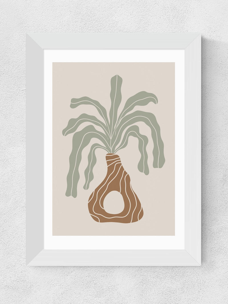 East End Prints White Modern Vase I by Alisa Galitsyna