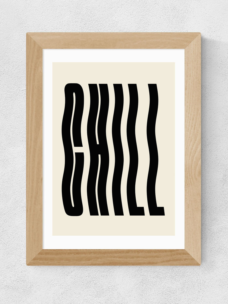 East End Prints Oak Chill by Luxe Poster Co