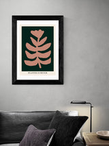 Next East End Prints Black Plantes d'Hiver Green Framed Art Print- Buy online at McGrocer