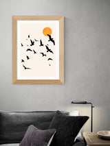 East End Prints Oak Up and Away by Kubistika Art Print