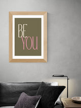 Next Apricot+Birch Oak Be You Art Print- Buy online at McGrocer