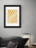 East End Prints plant print black and yellow - British product