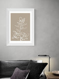 East End Prints White Elegant Branch by Alisa Galitsyna