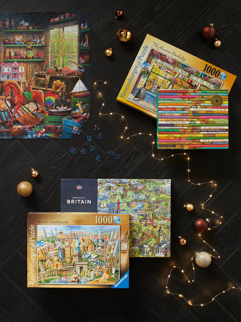 Gibsons Beautiful Britain UK Map jigsaw puzzle 1000 pieces, UK version
