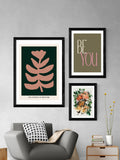 East End Prints Black Be You framed art print - British product