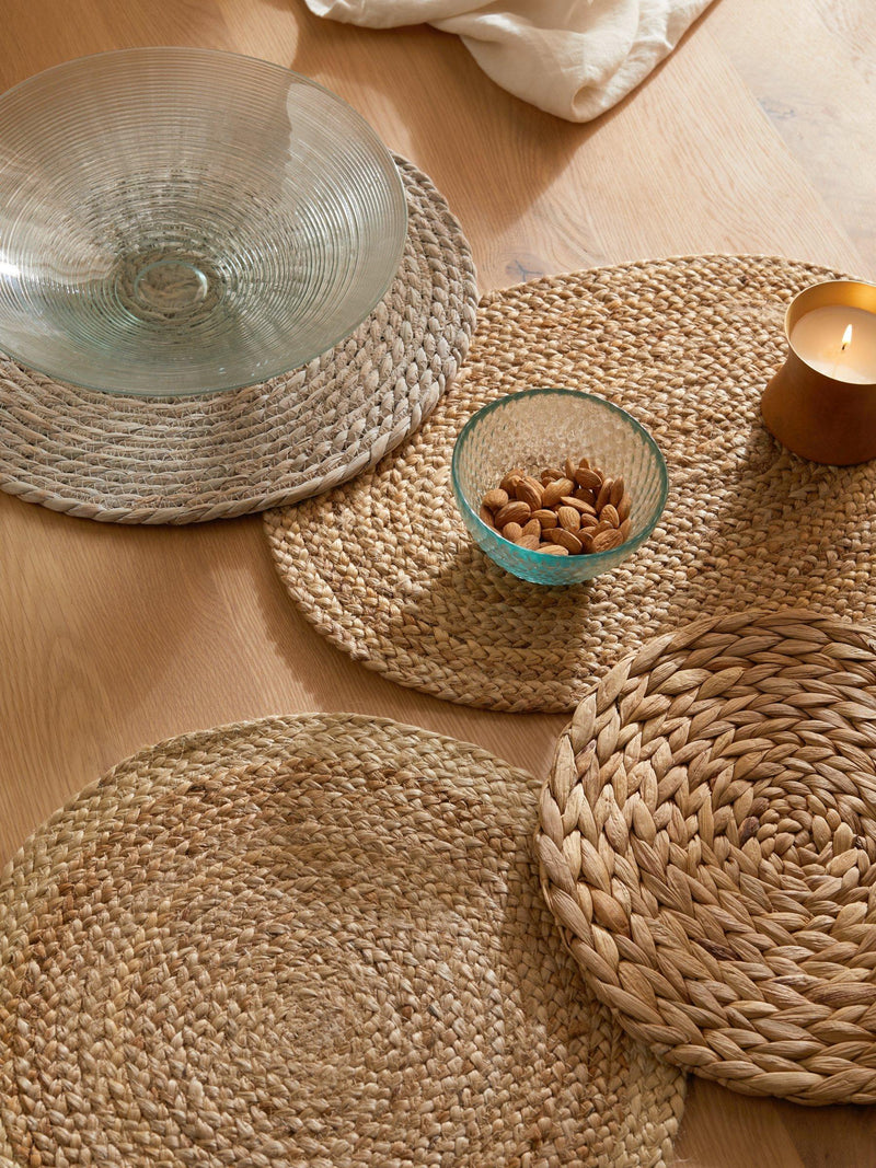 John Lewis jute oval placemats set of 2 natural, UK version