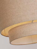 Searchlight ceiling light Gemini drum shade 30cm wide - British product
