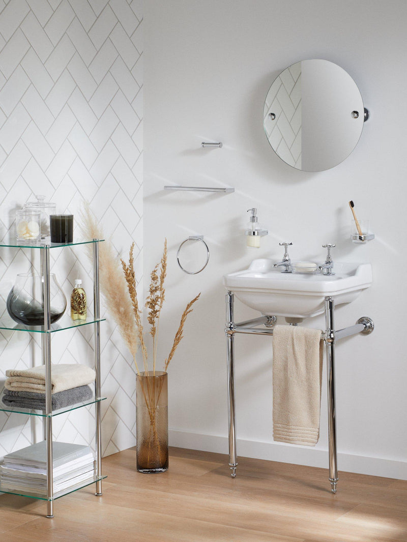 John Lewis Opus light pull chrome bathroom accessory (British brand)