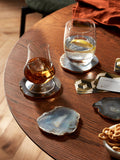 John Lewis agate coasters set of 4 assorted colours, UK version