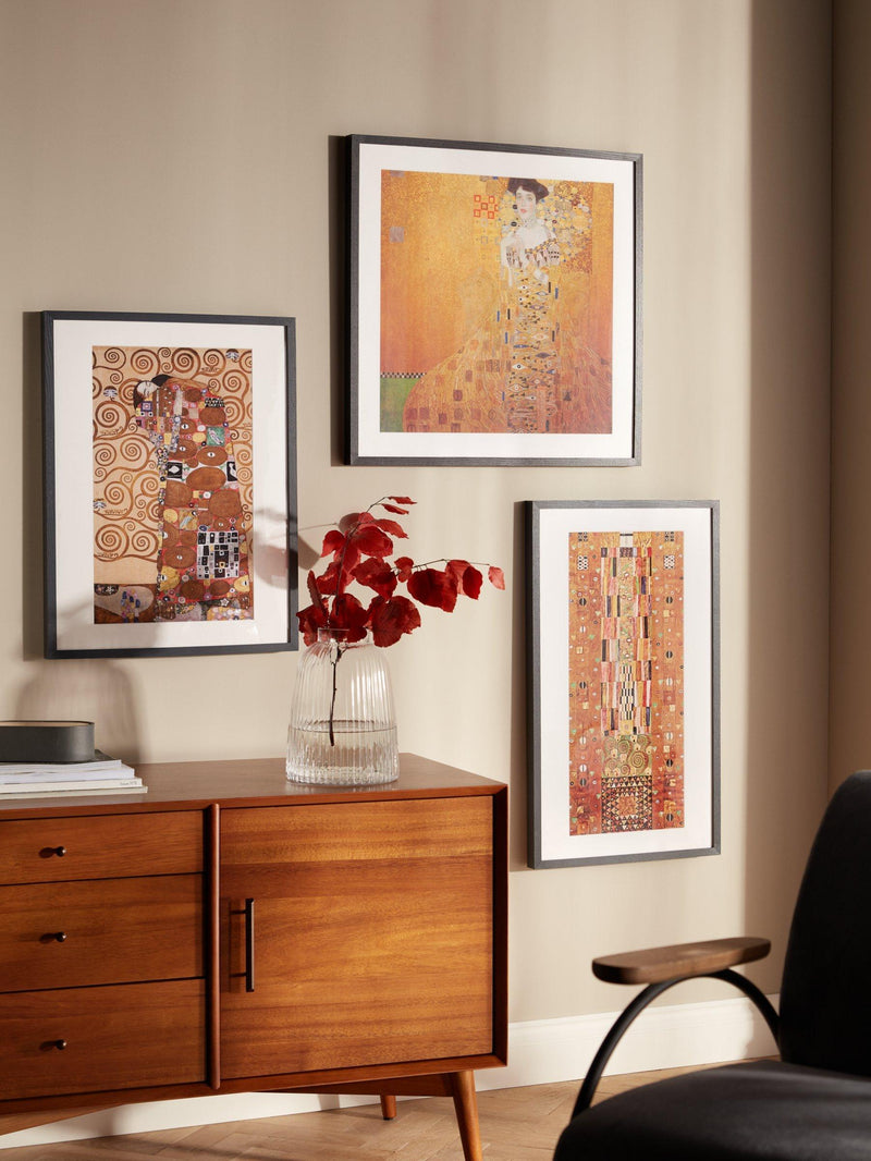 John Lewis Klimt Knight framed print 70x40cm, UK version