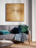 John Lewis Temptation gold framed canvas print 100 x 100cm, UK version