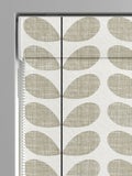 Orla Kiely grey scribble stem roman blind (British brand)