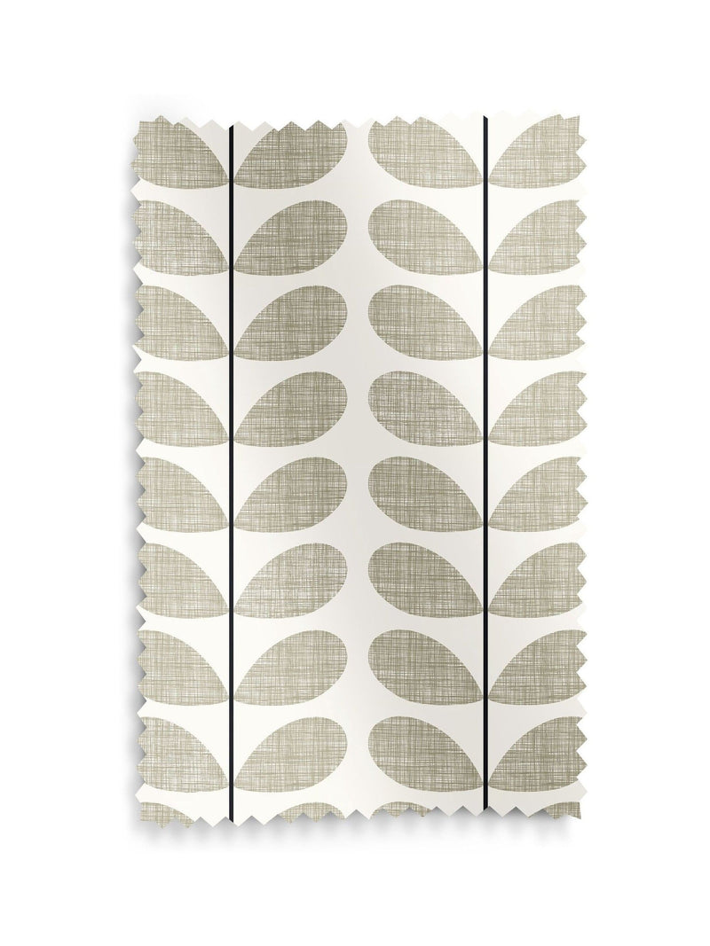 Orla Kiely grey scribble stem roman blind (British brand)