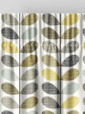 Orla Kiely scribble stem curtains seagrass duckegg blue - British product