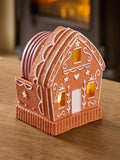 Set of 4 gingerbread light-up coasters, imported from the UK