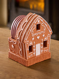Set of 4 gingerbread light-up coasters, imported from the UK