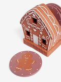 Set of 4 gingerbread light-up coasters, imported from the UK