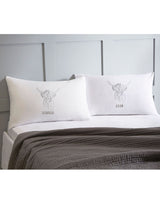 Next Koko Blossom Personalised Highland Cow Cotton Pillowcase Set 45 x 45cm- Buy online at McGrocer