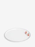 White winter scene snowman platter 32cm x 27.5cm (British brand)