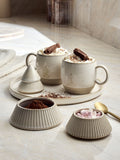 Natural Christmas Hot Chocolate Station with Mugs