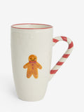 Gingerbread Latte Mug Hand Painted 12.5cm, imported from the UK