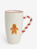 Pepperkake latte-krus håndmalt 12,5 cm, importert fra Storbritannia
