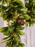 Dibor Green Wild Privet Light Up Garland 180cm - British product