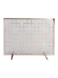 Dibor Silver Kensington Firescreen mesh spark guard, UK version