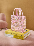 Small Handbag-Shaped Vase with Tiny Town Design
