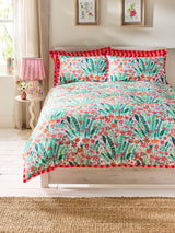 Next Lucy Tiffney Rose Dahlias 180 Thread Count Duvet Cover and Pillowcase Set- Buy online at McGrocer