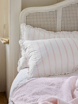 McGrocer Shabby Chic by Rachel Ashwell® Set of 2 Pink Cabana Stripe Pillowcases- Buy online at McGrocer