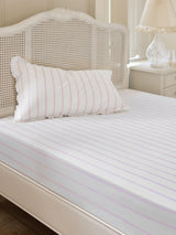 Next Shabby Chic by Rachel Ashwell Pink Cabana Stripe Fitted Bed Sheet- Buy online at McGrocer