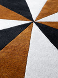 Rockett St George multi starburst tufted rug, imported from the UK