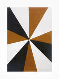 Rockett St George multi starburst tufted rug, imported from the UK