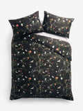 Rockett St George bird chinoiserie floral duvet cover and pillowcase set, imported from the UK