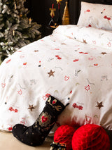 Rockett St George Fiercely Festive Duvet Cover and Pillowcase Set