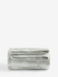 Sosandar Venetia Grey Brushed Throw 180x130cm - British product