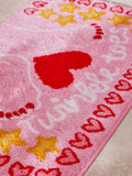 Cath Kidston Pink Twinkle Toes cotton bath mat (British brand)