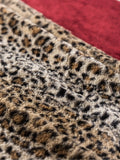 Rockett St George burgundy faux fur throw, imported from the UK
