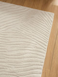 Sosandar Natural Mariana Ripple wool tufted rug (British brand)