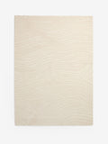 Sosandar Natural Mariana Ripple wool tufted rug (British brand)